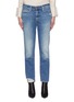 Main View - Click To Enlarge - FRAME - Le Nouveau ripped cuff jeans