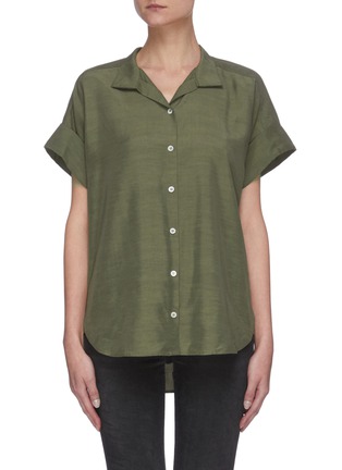 Main View - Click To Enlarge - FRAME - Fold sleeve short sleeve shirt
