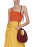 Figure View - Click To Enlarge - STAUD - Mini Moon' crossbody strap leather shoulder bag