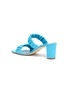  - STAUD - Frankie' ruched heeled leather sandals