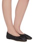Figure View - Click To Enlarge - STAUD - Tuli' ruched leather flats