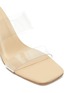 Detail View - Click To Enlarge - CULT GAIA - Suri PVC band stacked heeled sandals