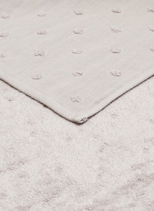 Detail View - Click To Enlarge - UCHINO - Zero Twist Gauze Dot hand towel – Grey