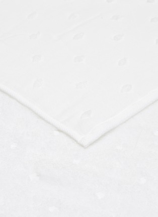 Detail View - Click To Enlarge - UCHINO - Zero Twist Gauze Dot hand towel – White