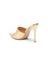  - GIANVITO ROSSI - Point toe heeled leather mule sandals