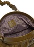 Detail View - Click To Enlarge - MANU ATELIER - Ruched Demi' top handle leather bag