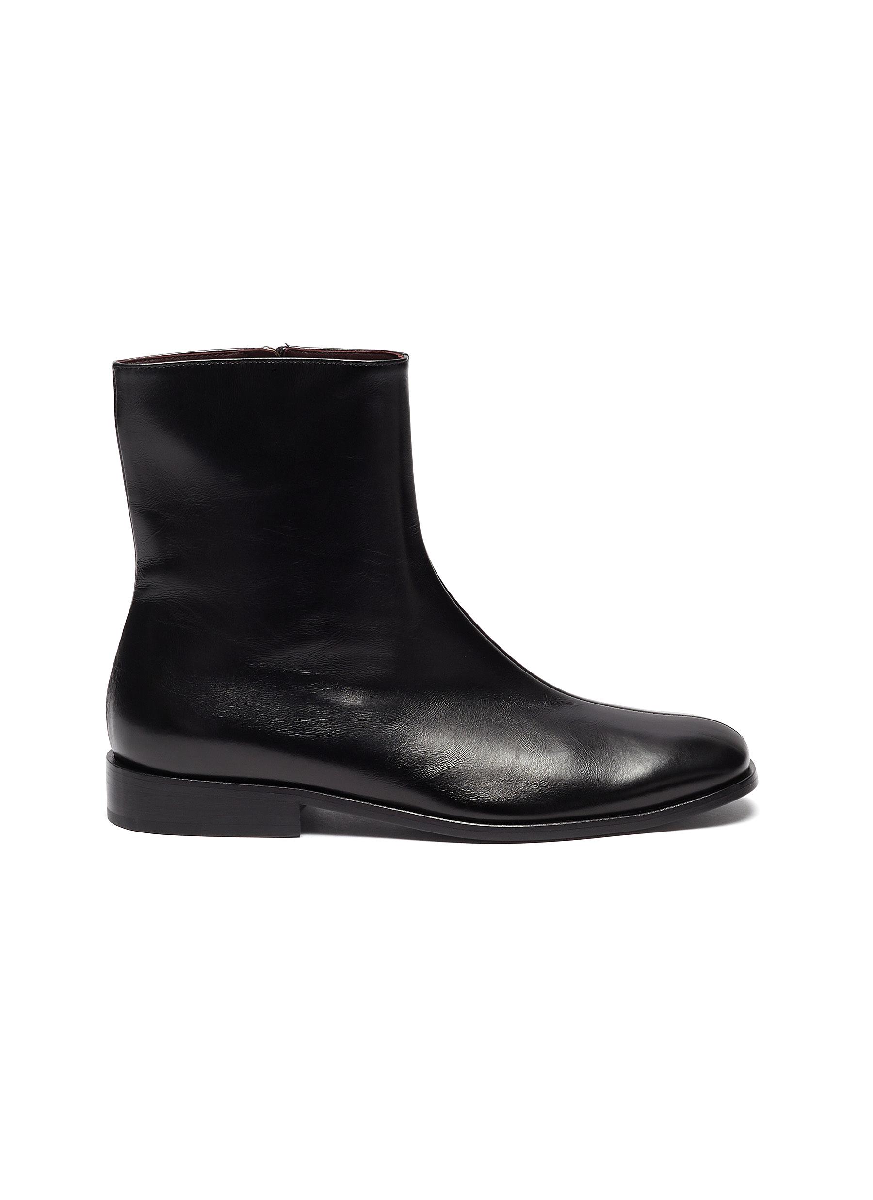 DRIES VAN NOTEN | Leather ankle boots 
