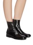 Figure View - Click To Enlarge - DRIES VAN NOTEN - Leather ankle boots