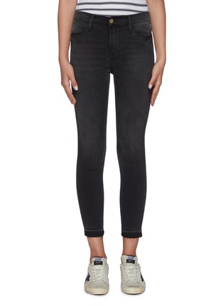 Main View - Click To Enlarge - FRAME - Le High crop released hem skinny jeans