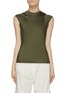 Main View - Click To Enlarge - FRAME - 'Bias' cap sleeve silk muscle top