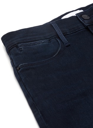  - FRAME - 'Le High' Raw Edge Crop Denim Jeans