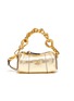 Main View - Click To Enlarge - MANU ATELIER - 'Micro Cylinder' thick chain leather shoulder bag