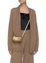 Figure View - Click To Enlarge - MANU ATELIER - 'Micro Cylinder' thick chain leather shoulder bag