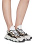 Figure View - Click To Enlarge - ASH - 'Extra Bis' patchwork suede sneakers