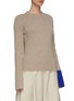 Detail View - Click To Enlarge - ROKSANDA - 'Tavi' Knitted Turtleneck Sweater