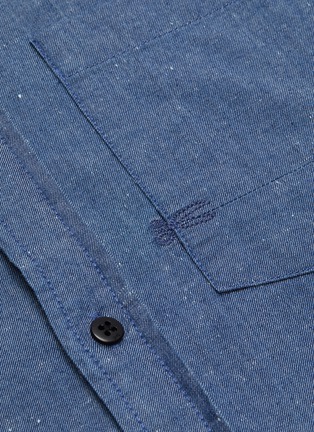  - DENHAM - 'Axel' patch pocket chambray shirt