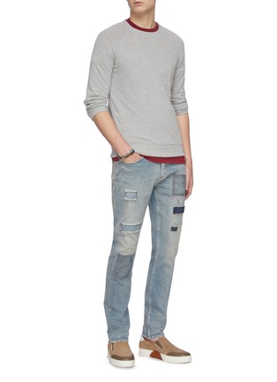 Figure View - Click To Enlarge - DENHAM - Raglan sleeve soft knit sweater