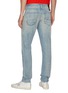 Back View - Click To Enlarge - DENHAM - 'Razor' patchwork detail slim fit jeans