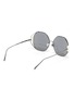 Figure View - Click To Enlarge - LINDA FARROW - Marie mirror lens hexagonal metal frame oversized sunglasses
