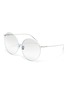 Main View - Click To Enlarge - LINDA FARROW - Zanie round metal frame oversized sunglasses