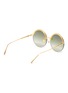 Figure View - Click To Enlarge - LINDA FARROW - Adrienne oversized round sunglasses