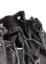 Detail View - Click To Enlarge - JIMMY CHOO - Bon Bon' metal handle metallic leather bag
