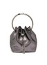 Main View - Click To Enlarge - JIMMY CHOO - Bon Bon' metal handle metallic leather bag
