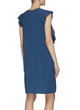 Back View - Click To Enlarge - VICTORIA, VICTORIA BECKHAM - Ruffle front dress