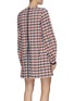 Back View - Click To Enlarge - VICTORIA, VICTORIA BECKHAM - Gingham check print shift dress
