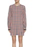 Main View - Click To Enlarge - VICTORIA, VICTORIA BECKHAM - Gingham check print shift dress