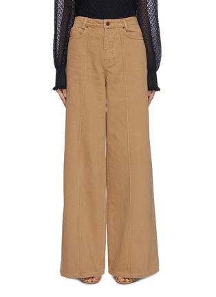 Main View - Click To Enlarge - VICTORIA, VICTORIA BECKHAM - Exaggerated wide leg jeans