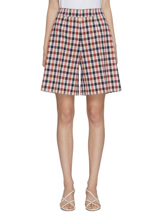 Main View - Click To Enlarge - VICTORIA, VICTORIA BECKHAM - Gingham check print shorts