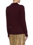 Back View - Click To Enlarge - VICTORIA, VICTORIA BECKHAM - Asymmetric button detail merino wool cardigan