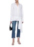 Figure View - Click To Enlarge - VICTORIA, VICTORIA BECKHAM - Bow tie front shirt