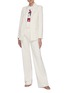 Figure View - Click To Enlarge - VICTORIA, VICTORIA BECKHAM - High-waisted straight leg suiting pants