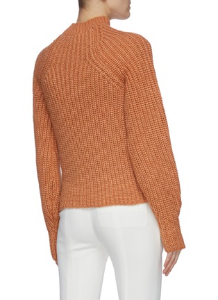 Back View - Click To Enlarge - VICTORIA, VICTORIA BECKHAM - Bell sleeve cable knit sweater