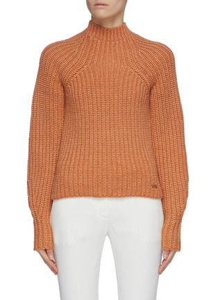 Main View - Click To Enlarge - VICTORIA, VICTORIA BECKHAM - Bell sleeve cable knit sweater