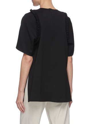 Back View - Click To Enlarge - VICTORIA, VICTORIA BECKHAM - Smocked trim top