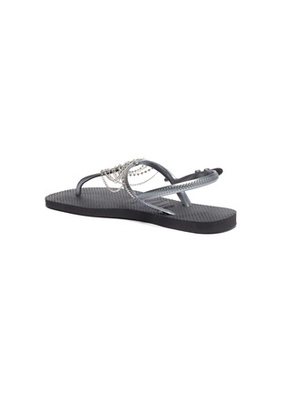  - HAVAIANAS - 'Freedom' chain embellished thong sandals