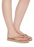 Figure View - Click To Enlarge - HAVAIANAS - Glitter slim flatform thong sandals