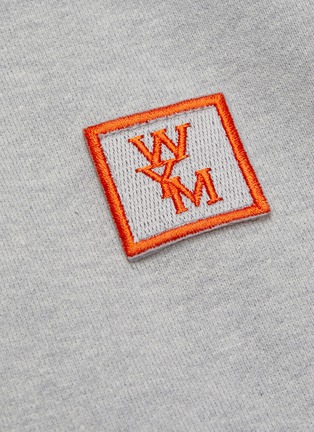  - WOOYOUNGMI - Embroidered logo patch cotton hoodie