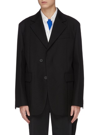 Main View - Click To Enlarge - WOOYOUNGMI - Panelled wool blazer