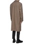 Back View - Click To Enlarge - WOOYOUNGMI - Single breasted check wool long coat