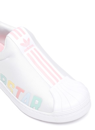 Detail View - Click To Enlarge - ADIDAS - 'Superstar 360' kids slip on sneakers
