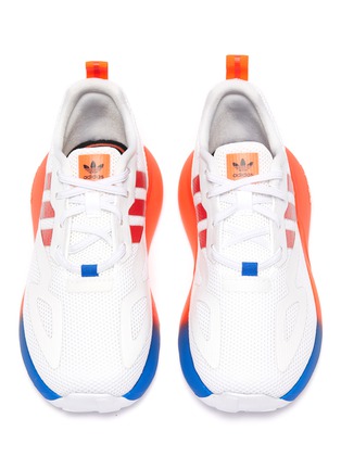 Figure View - Click To Enlarge - ADIDAS - ZX 2K Boost toddler lace up sneakers