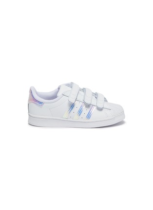 Main View - Click To Enlarge - ADIDAS - 'Superstar' leather toddler sneakers