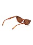 Figure View - Click To Enlarge - MØY ATELIER - Come Fly With Me' cat eye gold thread accent sunglasses
