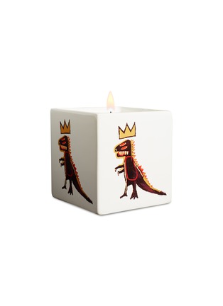 Main View - Click To Enlarge - LIGNE BLANCHE - JEAN-MICHEL BASQUIAT 'GOLD DRAGON' SQUARE SCENTED CANDLE – FIG
