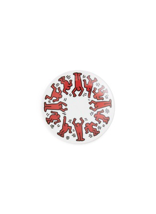 Main View - Click To Enlarge - LIGNE BLANCHE - KEITH HARING 'LIMOGE' PORCELAIN PLATE