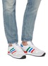 Figure View - Click To Enlarge - ADIDAS - USA 84' lace up suede leather sneakers